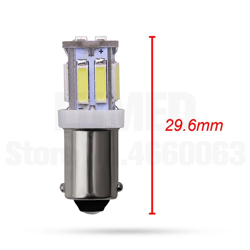 2x BA9S светодиодный T2W T3W T4W Автомобильный светодиодный лампы для детей возрастом от 3 до 10 SMD 7020 светодиодный внутренний светильник, футболка с принтом "автомобиль" светильник источник света парковка дневные ходовые огни 12V Белый 363 1895 233