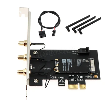 

AC 1750M Dual-Band PCI-E BCM94360CS BT4.0 Wireless Wifi converter Card W/ Antenna Adapter