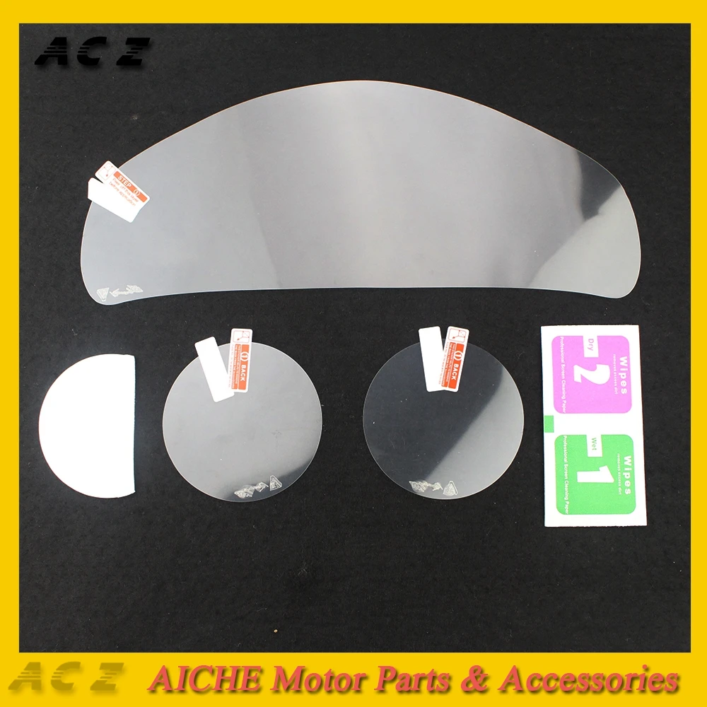 

ACZ Motorcycle Clear Waterproof Antifogging Protective Film Universal Side Mirror Films Helmet Film Anti-Rain Protector Screen