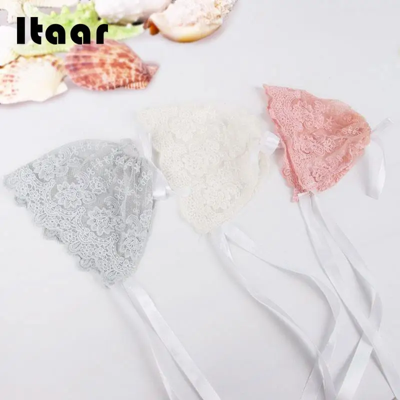 

Infant Newborn Girls Kids Lace Floral Hat Cap Beanie Bonnet Hats Photo Prop 2017