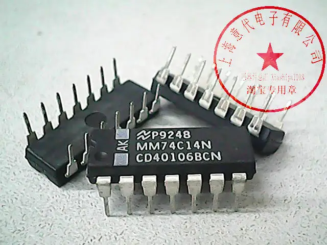 100Pcs CD40106BCN MM74C14N|10 pcs| - AliExpress