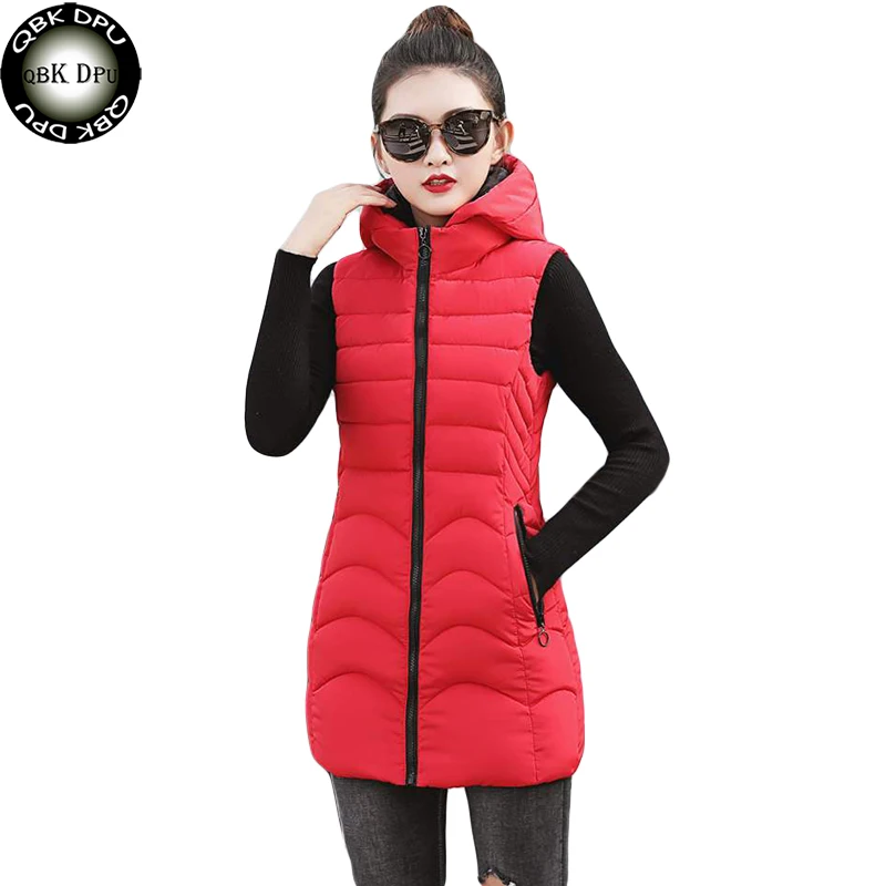 long hooded vest womens