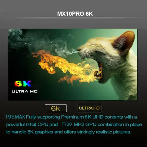 ТВ бокс SMART Android 9 0 6K MX10 Pro WiFi KDLPAY Quad основной игрок HDMI 2 Media|ТВ-приставки и