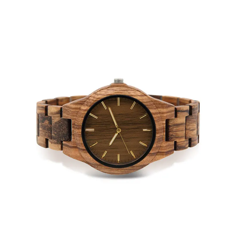 de madeira personalizado minimalista marca relógio de