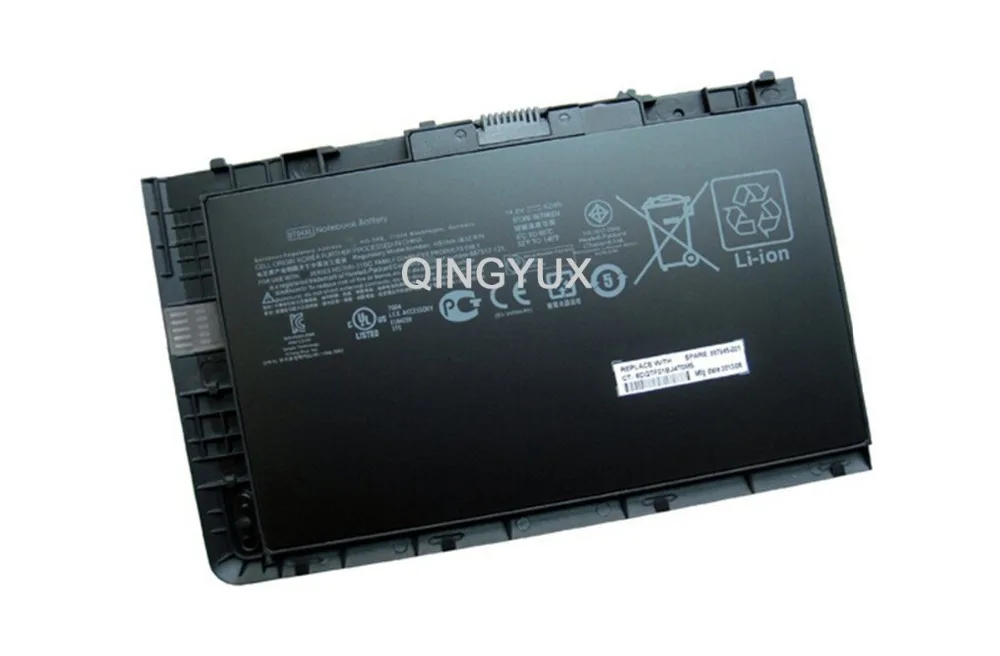

QINGYUX New BT04XL New 14.8V 52Wh Laptop Battery for HP EliteBook Folio 9470m BA06XL 687945-001 687517-241