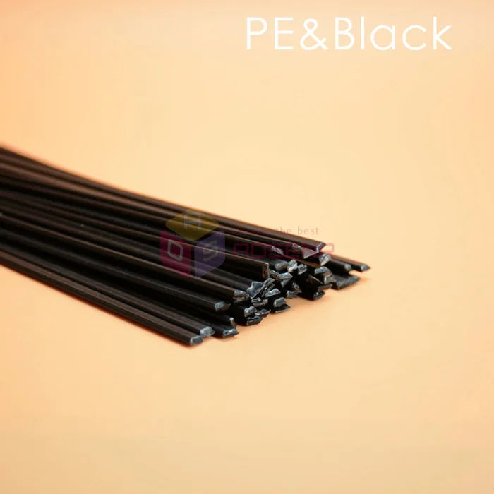 50cm PE White and Black Plastic Welding Sticks Plastic Welding Rods Welder Rods for Plastic