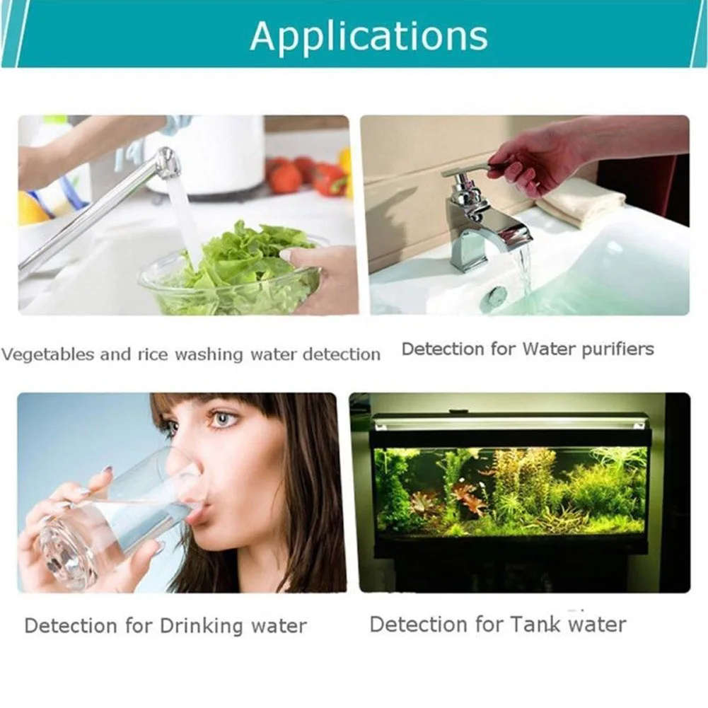 

Water Quality Test Meter TDS PH 2 in 1 Set Measurement Range 1 PPM Resolution 2% Readout Accuracy MJJ88