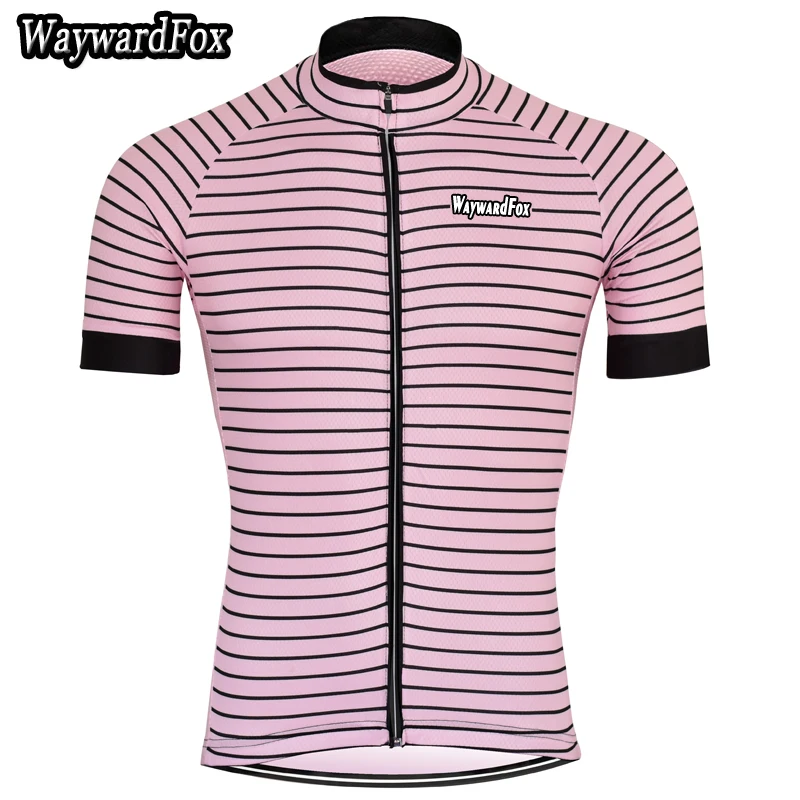

2018 NEW bike Pink shirt Men's cycling jerseys short sleeved Cycling clothing cycling Wear Customized Jersey