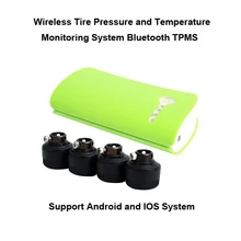 Bluetooth TPMS for Andriod Phone and iphone Wireless Tire Pressure Monitoring System 4pcs External sensor