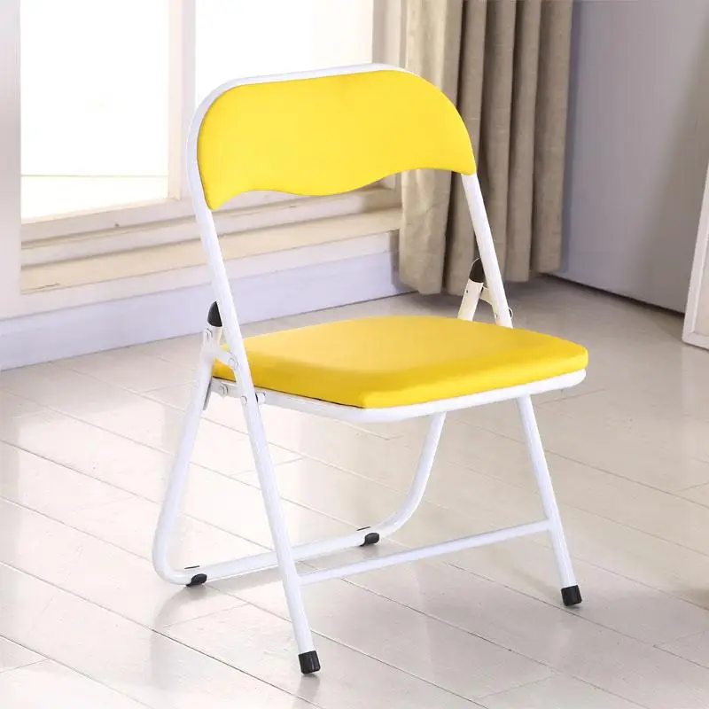 Домашний Складной стул для взрослых Детский студенческий письменный стул - Цвет: a4