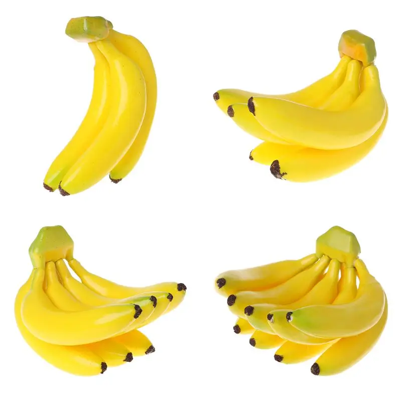 

Artificial Fake Fruits Yellow Foam Bananas Ornaments Christmas Wedding Home Decorations