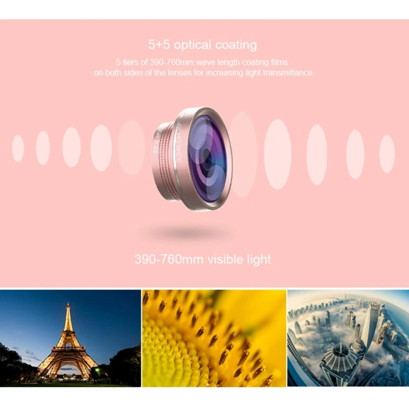 TURATA светодиодная вспышка для селфи заполняющий свет с Fisheye широкие углы макрообъектив 360 вращения для iPhone 7 для Galaxy S8 телефон объектив