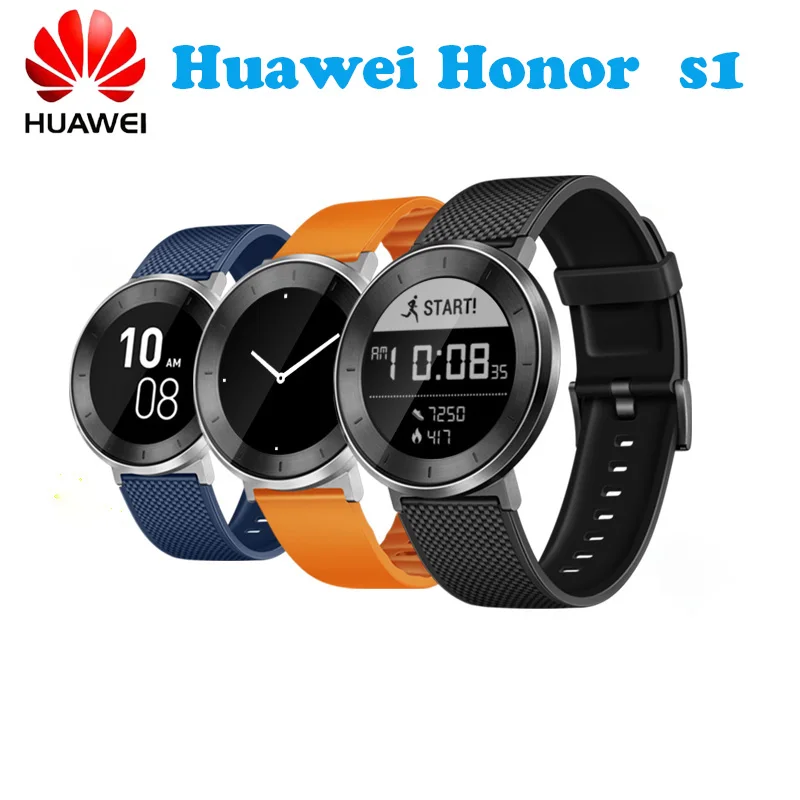 Original Huawei Fit Honor S1 Smart Watch 5ATM SWIM CONTINUOUS HEART RATE LONG BATTERY LIFE TO 6 DAYS PK Apple Watch Series 2 - ANKUX Tech Co., Ltd