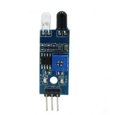 Fannyda Infrared barrier module sensor black &amp white wire can recognition and adjustable the distance | Электроника