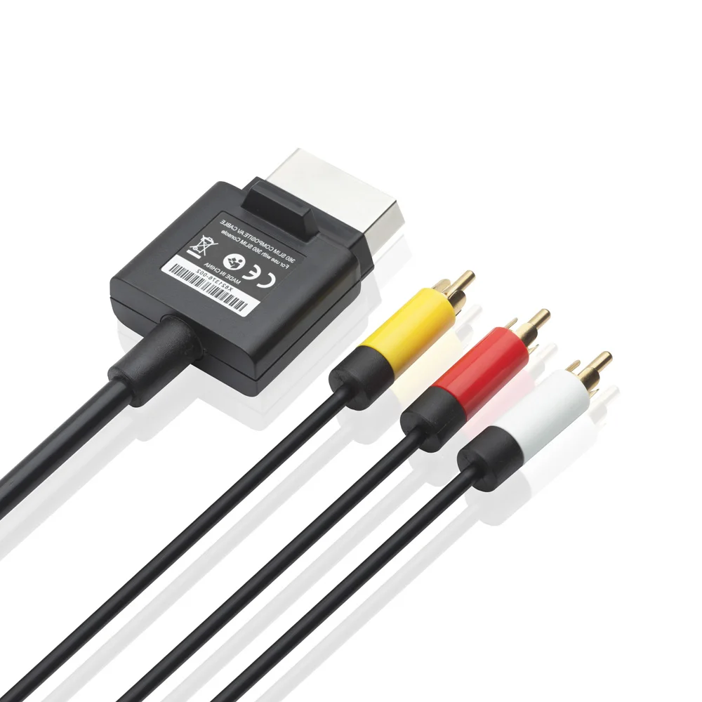 Композитный кабель GREATLINK для аудио и видео 1 8 м AV RCA с тремя разъемами аксессуары