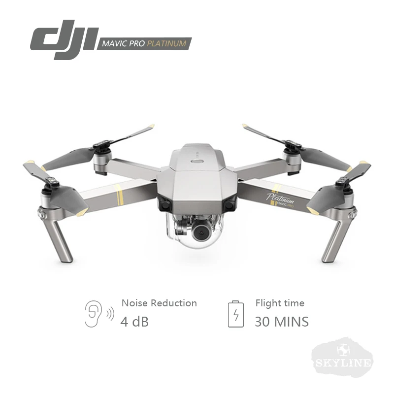 DJI Mavic Pro Platinum Fly More Combo/dji mavic pro platinum Квадрокоптер 4K HD видео запись Дрон 7 км пульт дистанционного управления 30 минут