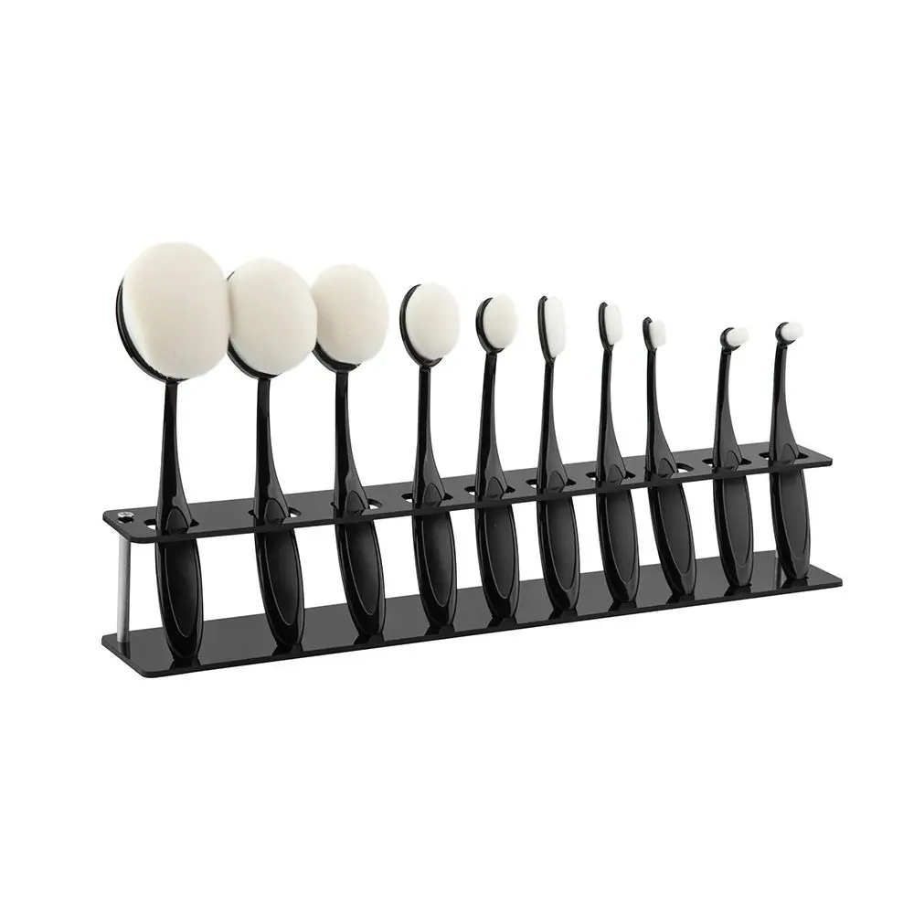 HOT Oval Brushes Display Holder Stand Storage Organizer Makeup Brushes