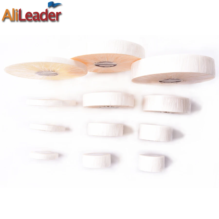 AliLeader 3/6/12/36 Yards Strong Ultra Hold Adhesive Tape Glue For Skin Hair Extensions/Wigs/Toupee Wigs Beaded Adhesives Tape