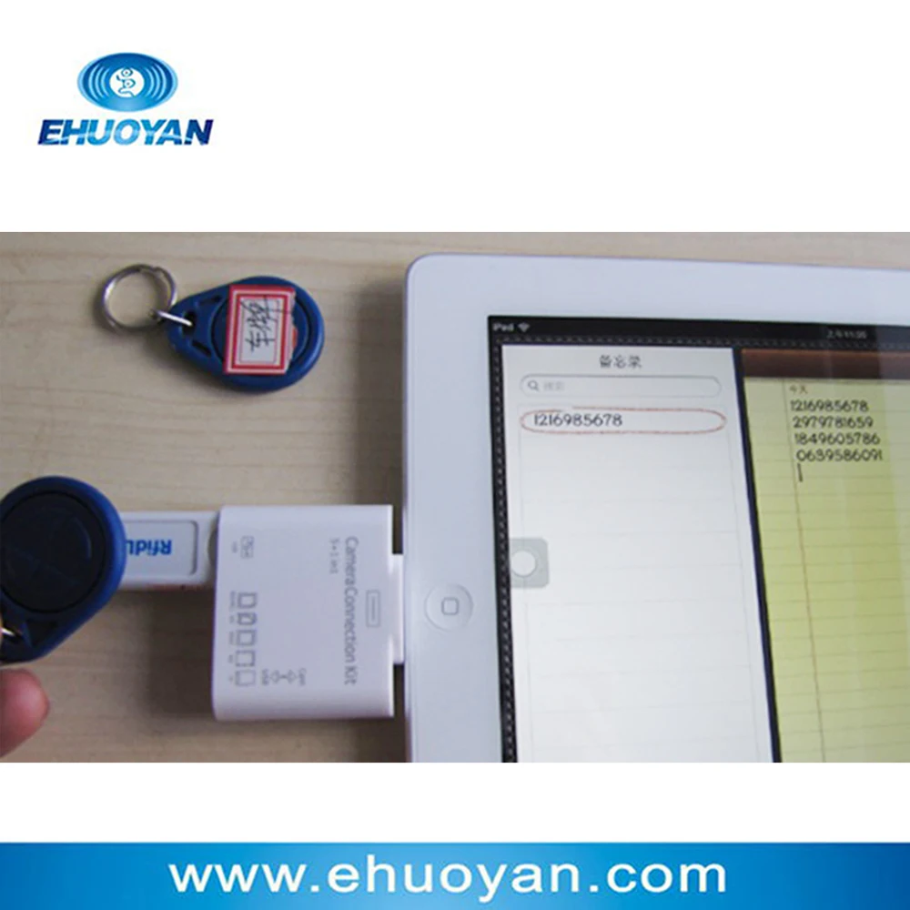

USB Dongle Emulate Keyboad HF ISO 14443 A Rfid Reader Linux Android iPad