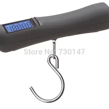 1000 шт./лот, портативные весы с подсветкой, ЖК-дисплей, цифровые электронные весы для багажа