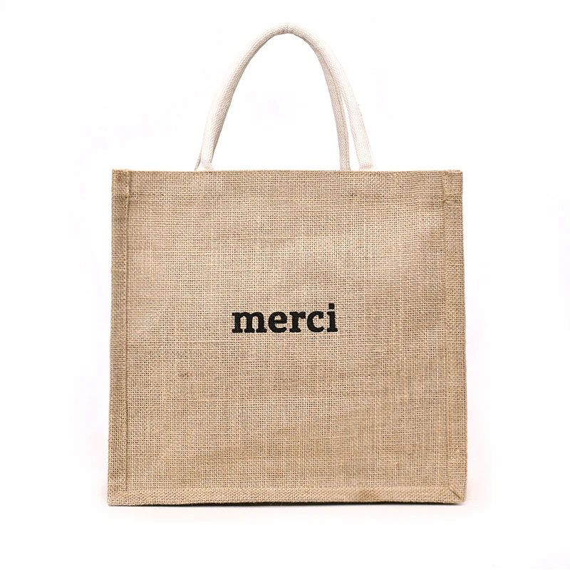 

Retro Linen Ladies Shoulder Bag Female Simple Shopping Handbag Large Capacity Solid Color Buckle Casual Handbag