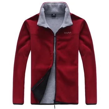 

In the spring of 2020 men composite double color fleece warm fleece Polar fleece collar jacket