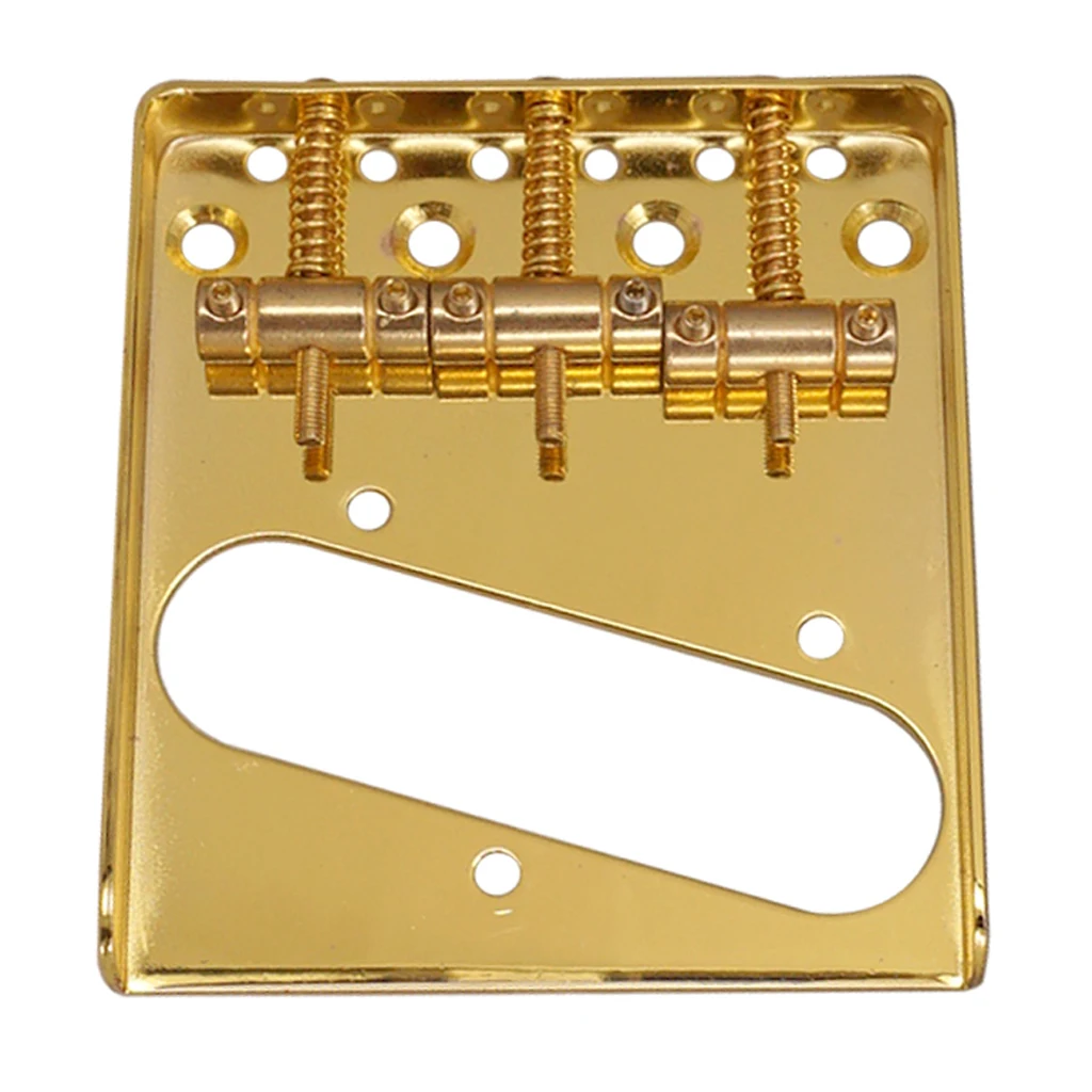 3 String Electric Guitar Saddle Tremolo Fixed Bridge for TL TELE Telecaster Guitar