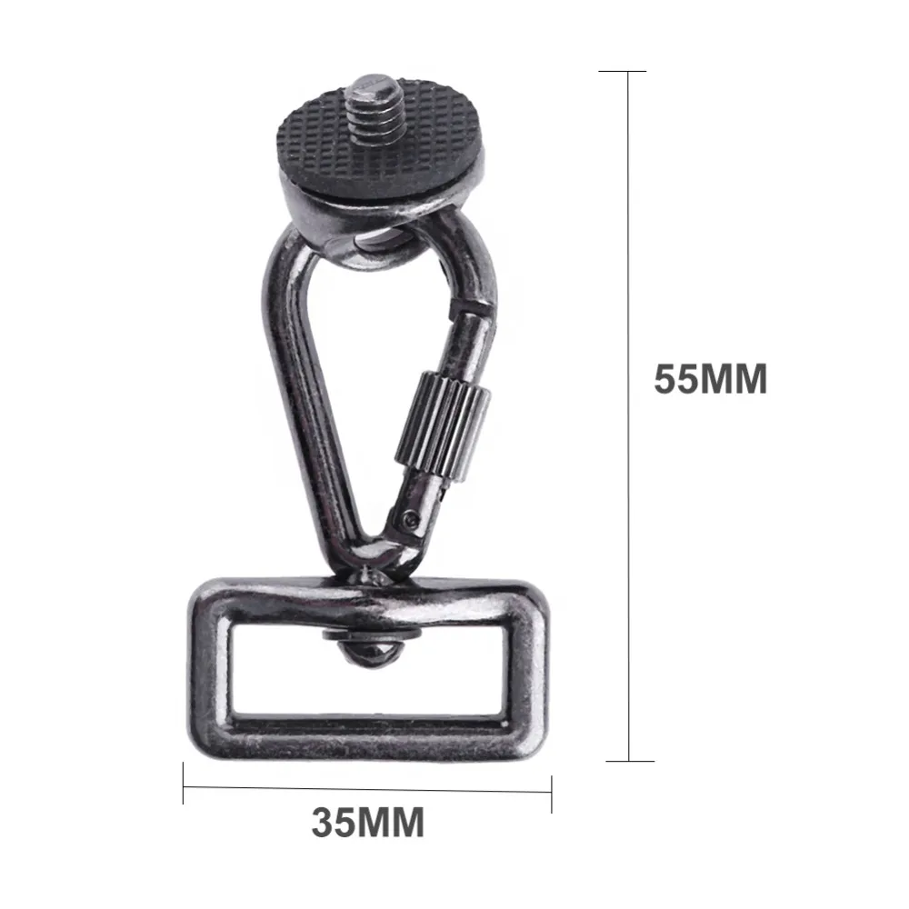 SLR DSLR Камера 1/" Винт Подключение адаптера+ 1/4" подключение крюк для плеча слинг шейный ремень Камера сумка