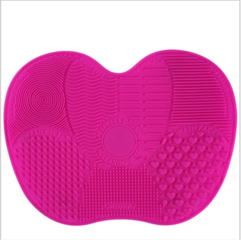 

Silicone Makeup Brush Cleaning Mat Washing Tools Pad Sucker Scrubber Board Washing Cosmetic Brush Cleaner Tool / by dhl 200pcs