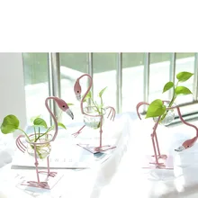 1 шт. украшение стола для вечеринки Фламинго вечерние цветочные горшки водная культура Scindapsus контейнер декор комнаты. Ваза JL 203