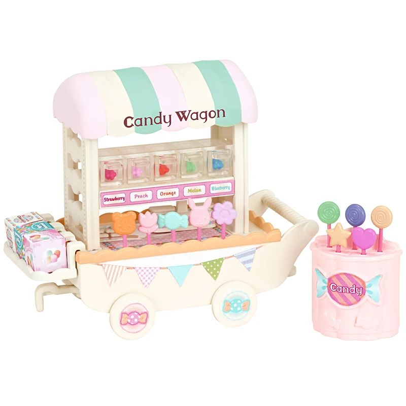 Sylvanian Families кукольный домик игровой набор сцены аксессуары фрукты конфеты вагон игрушка магазин без фигурок