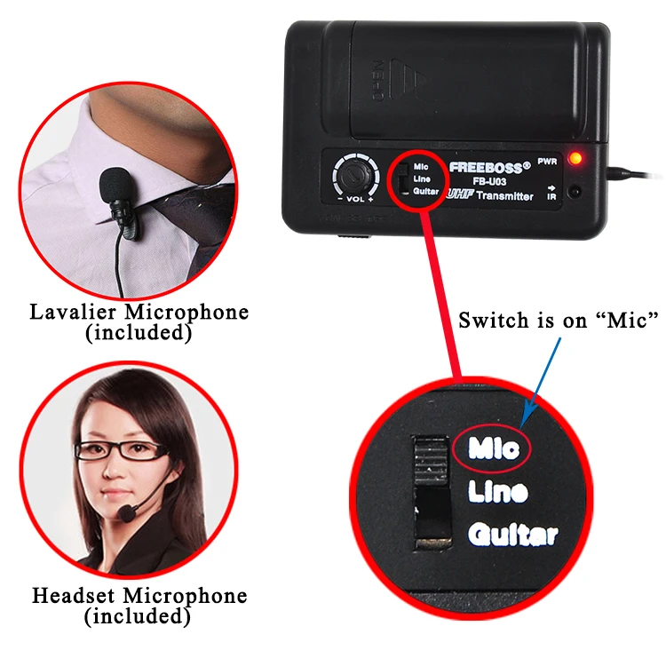 FB-U03-2 42 Wireless Microphones