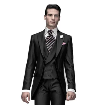 

Gwenhwyfar New Arrival Fashionable Wedding Suits Mens Formal Wear Dress 2018 Tuxedos Slim Fit Groom suits( Jacket+Pant+Vest+Tie)