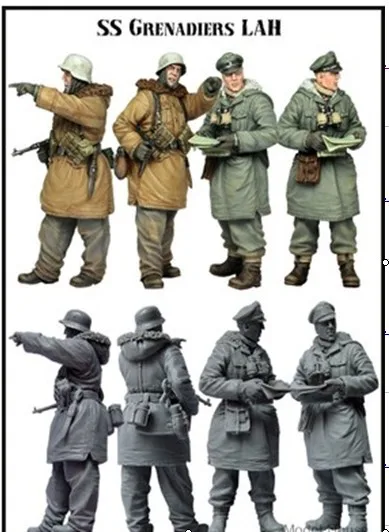 

Scale Models 1/35 Miniatures officer 2 KIT Resin Model Free Shipping