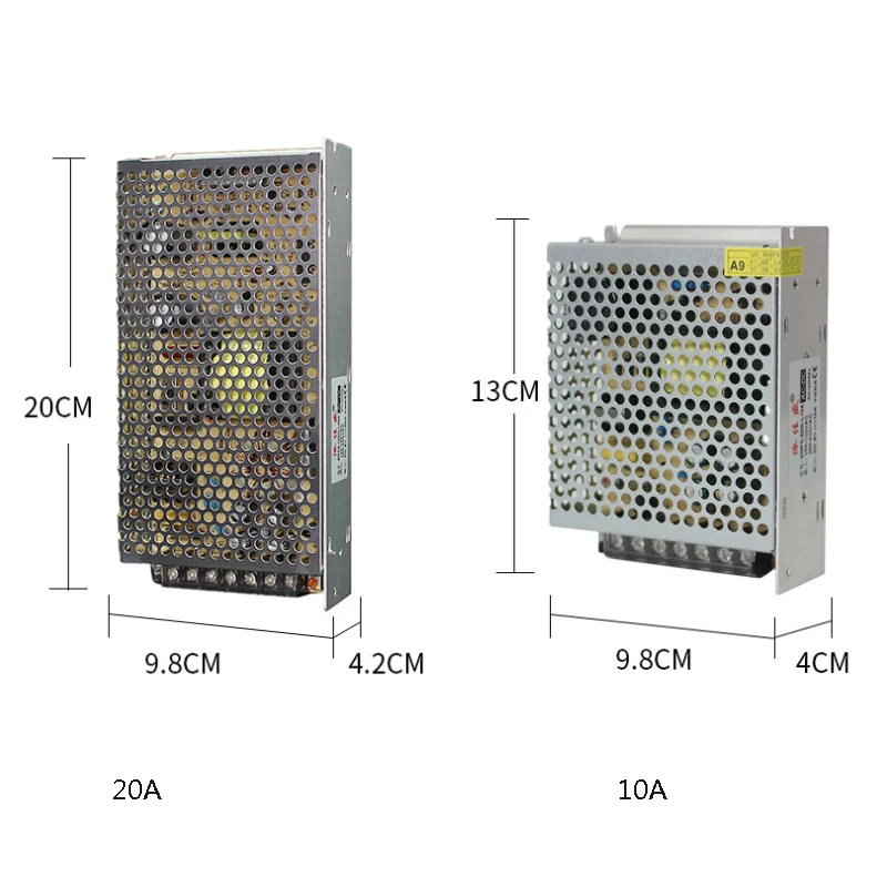 DC 5V 4A 6A 10A 20A 40A 60A освещения трансформаторный источник питания адаптер питания Светодиодные ленты лаборатории входное напряжение 110V~ 220V