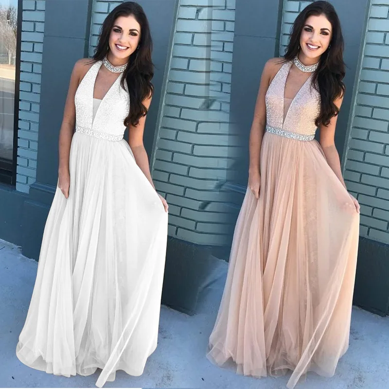 

formal dress women elegant new arrival 2019 long dress for wedding party night club mesh sexy robe glitter sequin summer dresses