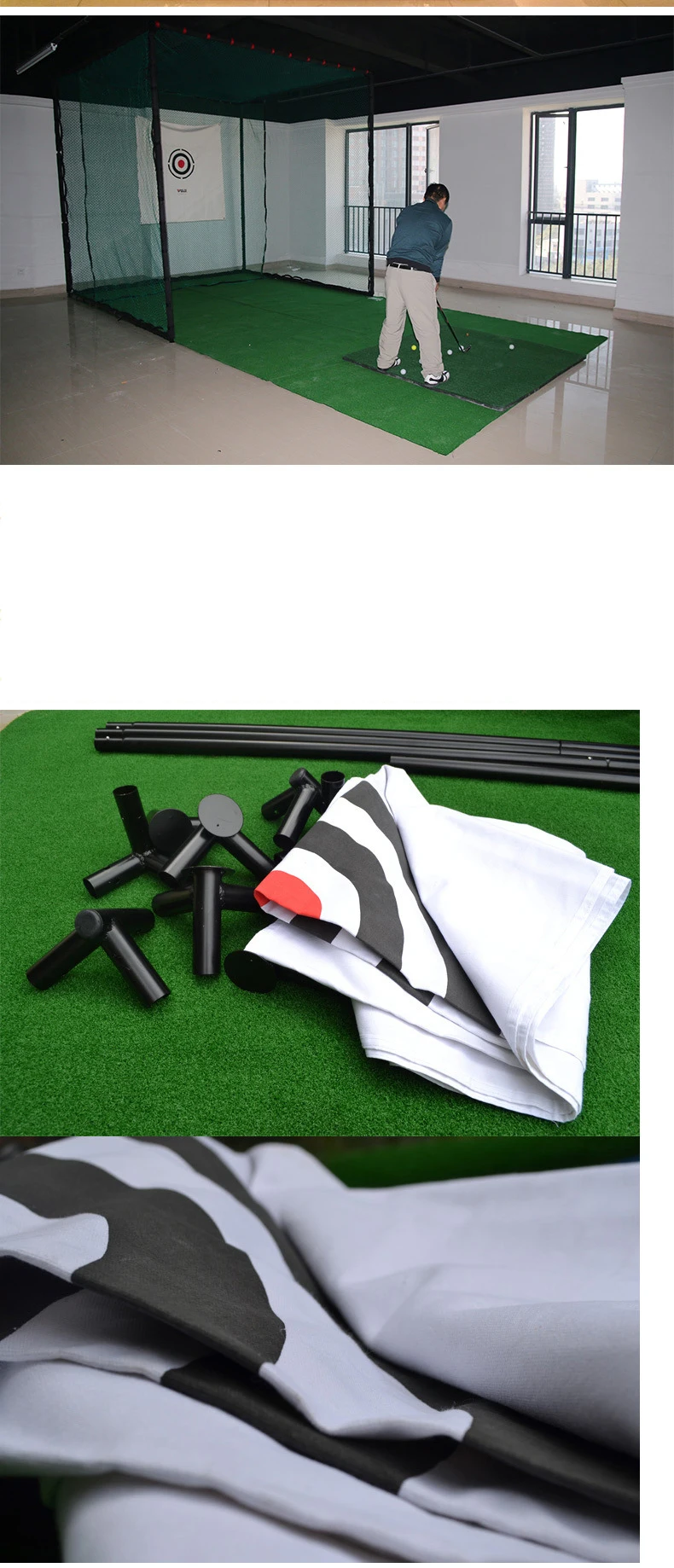 PGM 1,5*1,5 м Гольф клетки холст Профессиональный для дома и улицы бренд цель для гольфа тренировочный тент учебные пособия для гольфа