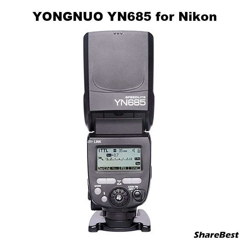 YONGNUO i-ttl Speedlite YN685 YN685N(YN-568EX обновленная версия) вспышка для Nikon DSLR+ YN622N-TX триггера вспышки