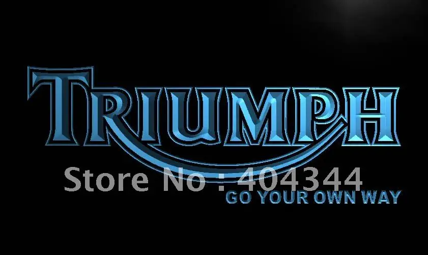 

LG212- Triumph Go Your Own Way LED Neon Light Sign