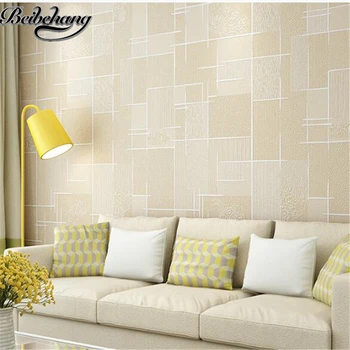 

Beibehang wallpaper bedroom simple modern environmentally friendly non-woven wallpaper living room TV wall wallpaper 3d stereo