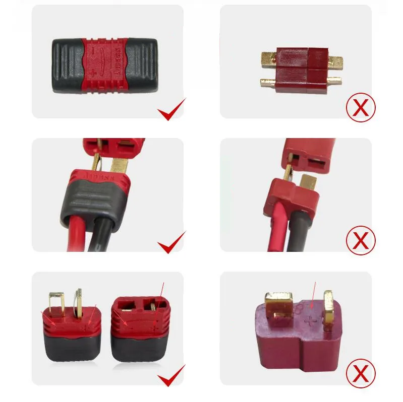 20 пар Amass Новый Слип обшитый Т образный разъем Deans для RC Lipo батареи скидка