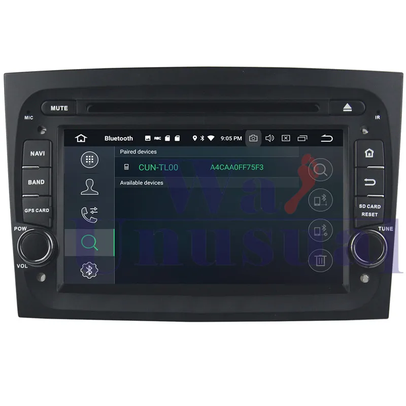 Wanобычно 7 &quotВосьмиядерный Android 8 0 GPS навигация для Fiat DOBLO 2016 2017 2018 стерео Авто DVD