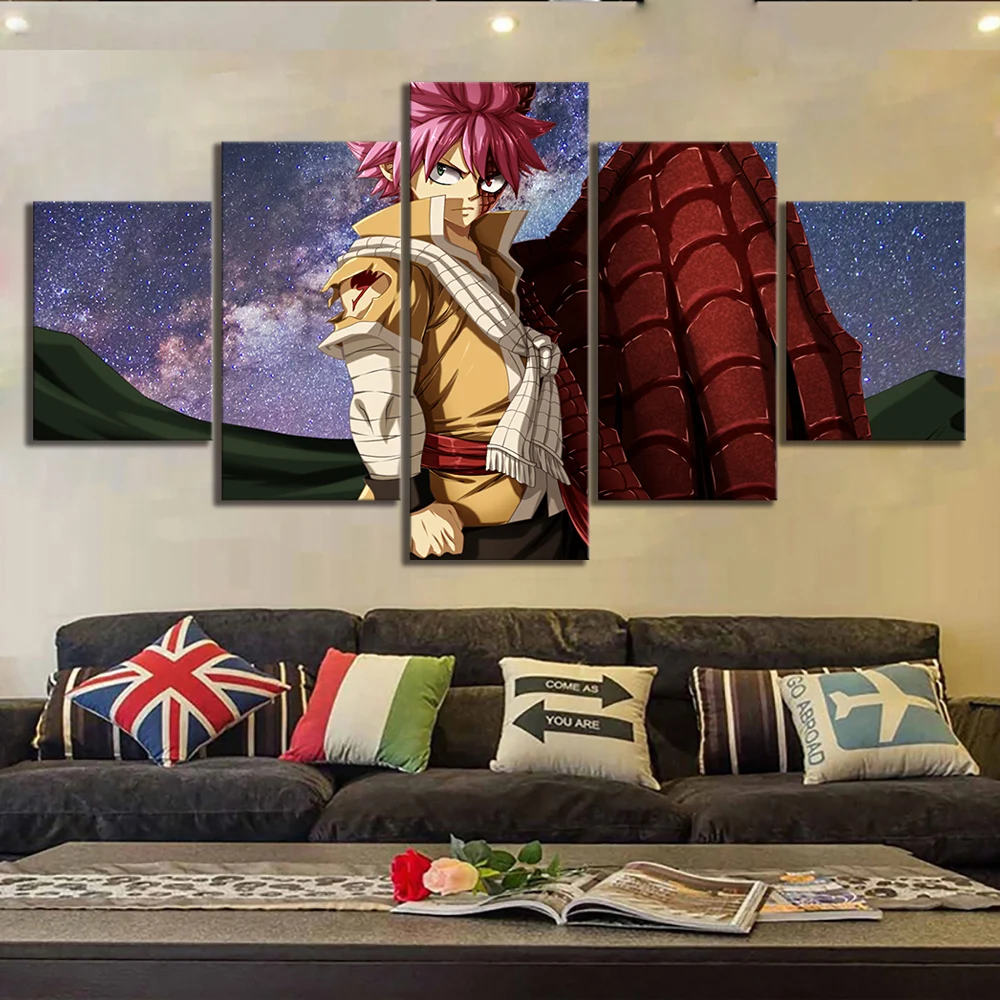 HD-Cartoon-Canvas-Painting-Fairy-Tail-Natsu-Dragneel-Artwork-Anime-Poster-Decorative-Paintings-for-Bedroom-Decor