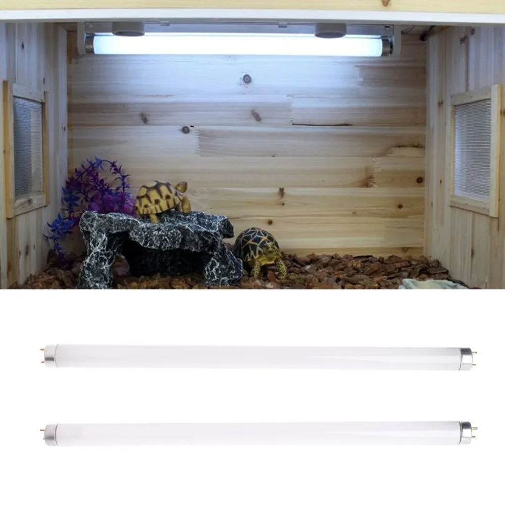 Ceny Lampa fluorescencyjna gad Vivarium żarówka T8 15w 18 cali UV UVA UVB 10.0 5.0 dostawa wapnia synteza witamin D3