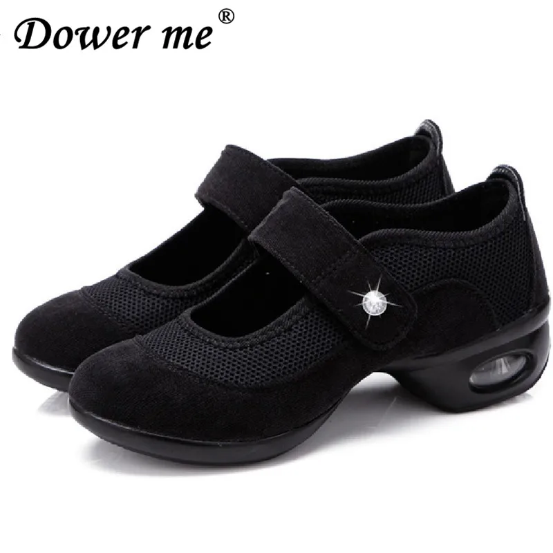 8 color Casual shoes Feature Soft Outsole Breath Dance Shoes 2017 Woman Practice Modern Dance Jazz Yoga net cloth shoes trainers