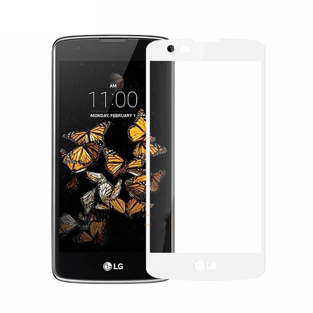 3D закаленное стекло для LG K7 M1 полное покрытие 9H защитная пленка Взрывозащищенная