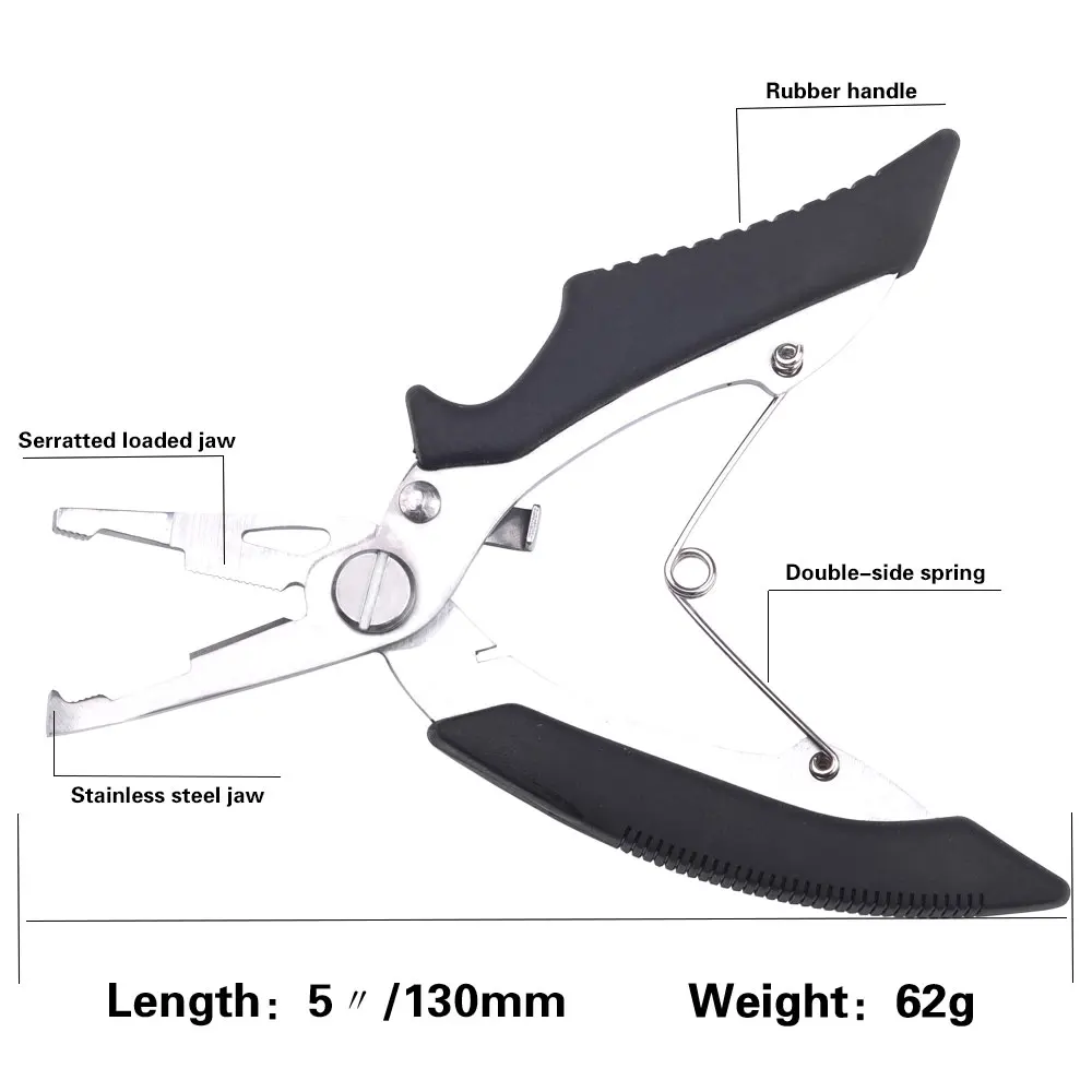 NOEBY 2 шт. рыболовная рукоятка и плоскогубцы щипцы СНиП рыболовная приманка клещи ножничный резак зажим для губ инструмент для удаления крючка снасти плоскогубцы для захвата рыбы набор