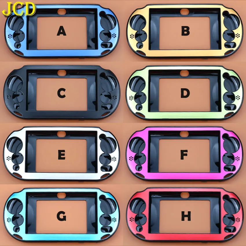 

JCD 1PCS 8 Collor Aluminum Skin Case Cover Shell Protective case for Sony PlayStation PS Vita 2000 PSV PCH-20 Controller