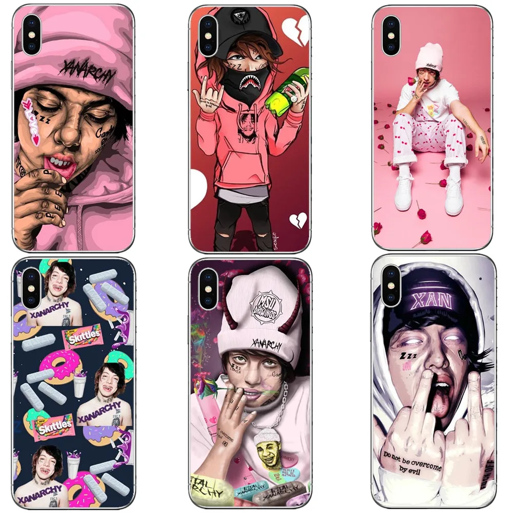 Низкие Чехлы lil xan xanarchia из жесткого поликарбоната чехлы для телефонов Чехол iPhone 5