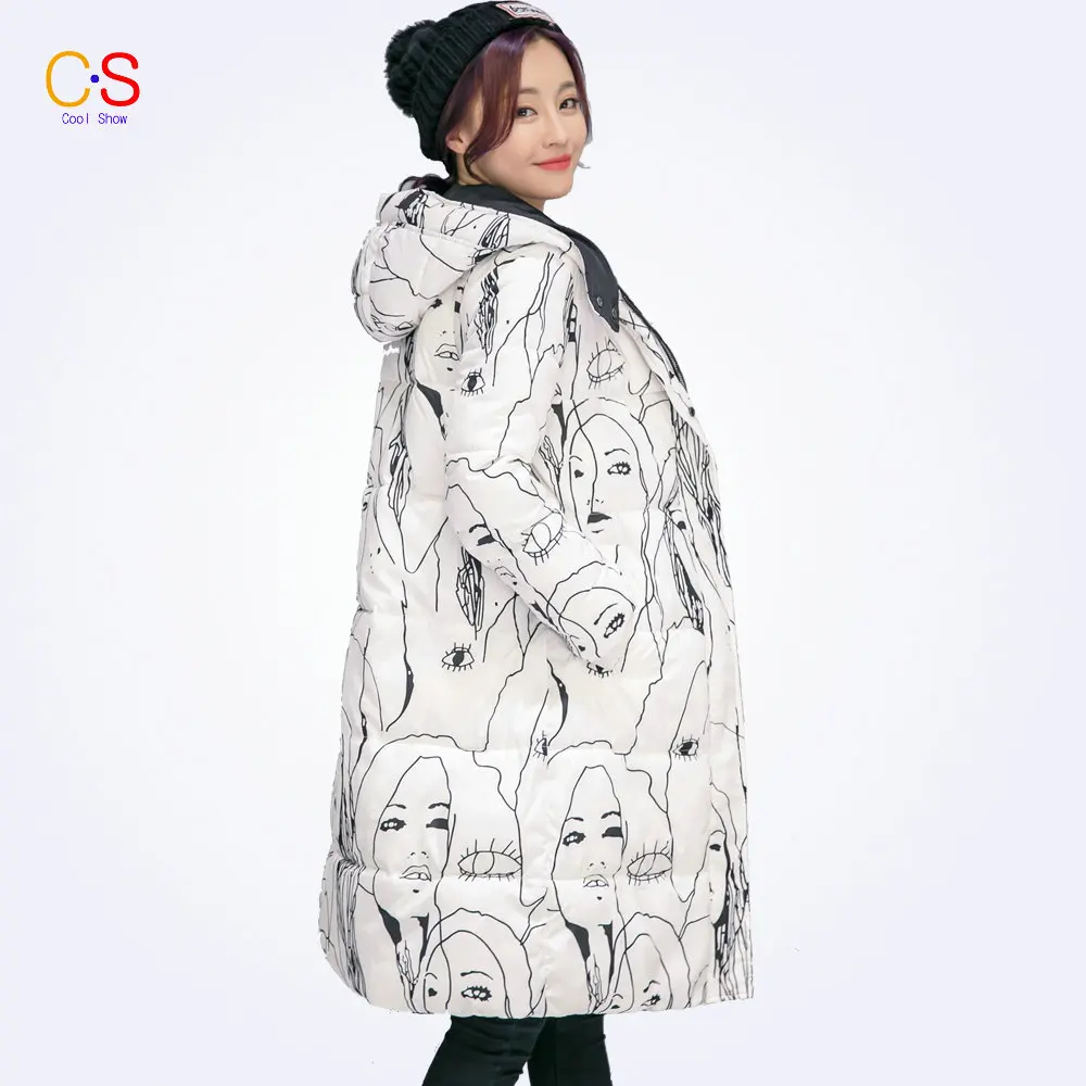 Aliexpress.com : Buy Winter Casual Women Printed Coat